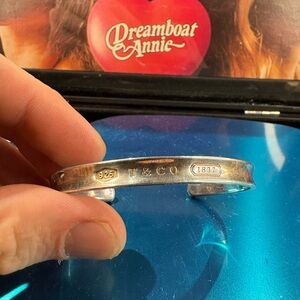 Vintage 1997 Tiffany & Co T & Co Silver Bracelet Bangle Sterling Silver.925